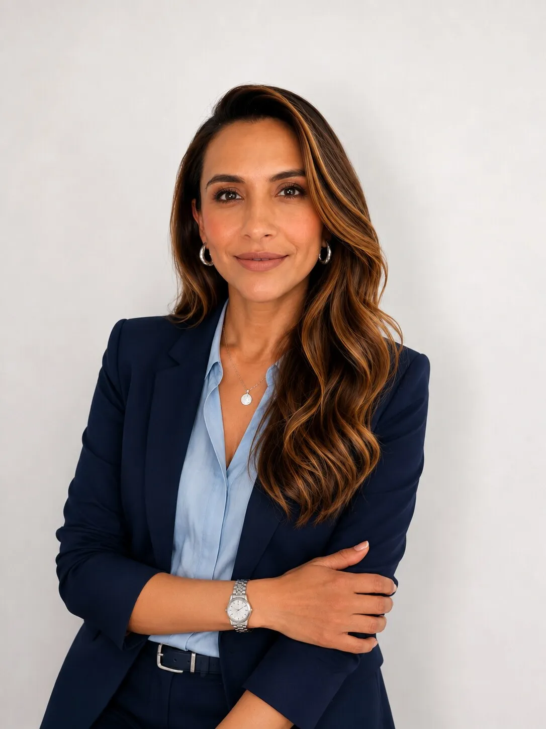 Retrato de Andrea Díaz, asesora de seguros certificada