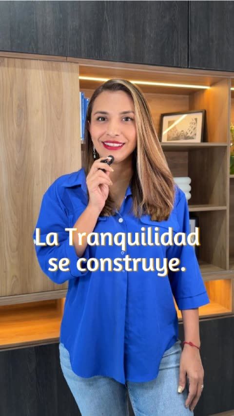 La tranquilidad se construye.